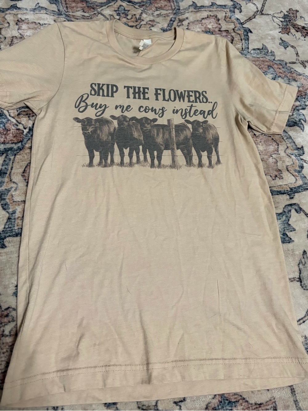 Bella Canvas Beige Crewneck Tee